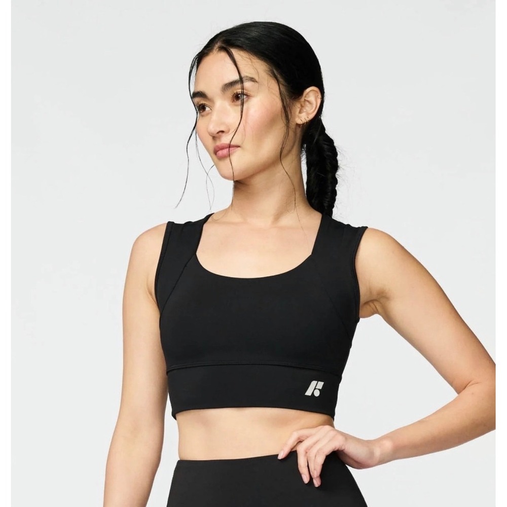 Forme Power Bra Womens M Obsidian Black Posture Correcting Sports Bra active